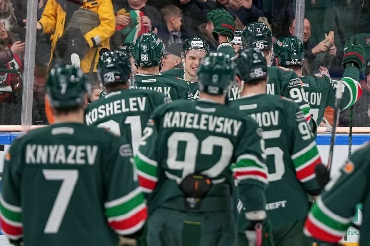    «Ак Барс» обыграл «Адмирал» 2:1, а Вадим Шипачев продолжил следовать за первым местом в списке лучших бомбардиров