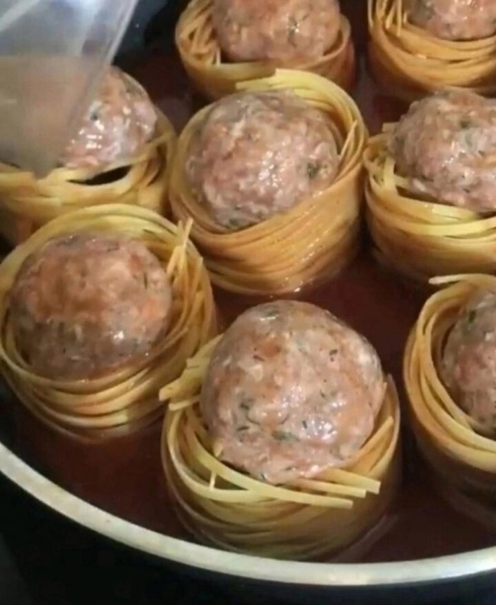 Гнезда с фаршем Рецепты: вкусно и легко Дзен