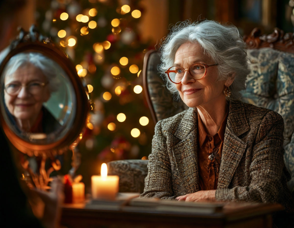 Гадает старость сквозь очки. Художник: Shedevrum