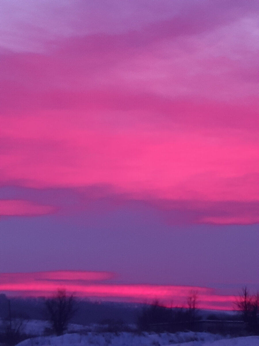 Небо 06.01.2024. Фото автора 