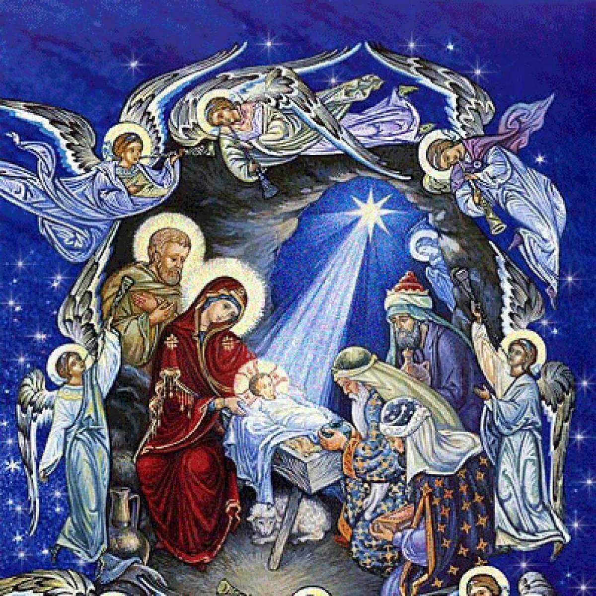 Какой праздник с 6 на 7 января. Икона Рождество Христово Вифлеемская звезда. Вифлеемская звезда рождение Иисуса. Икона Рождество Христово Вифлеем. Звезда Вифлеема икона.