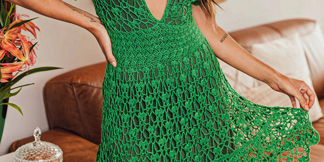 За окном мороз, а тянет на ажур. Вяжем платья на будущую весну и лето