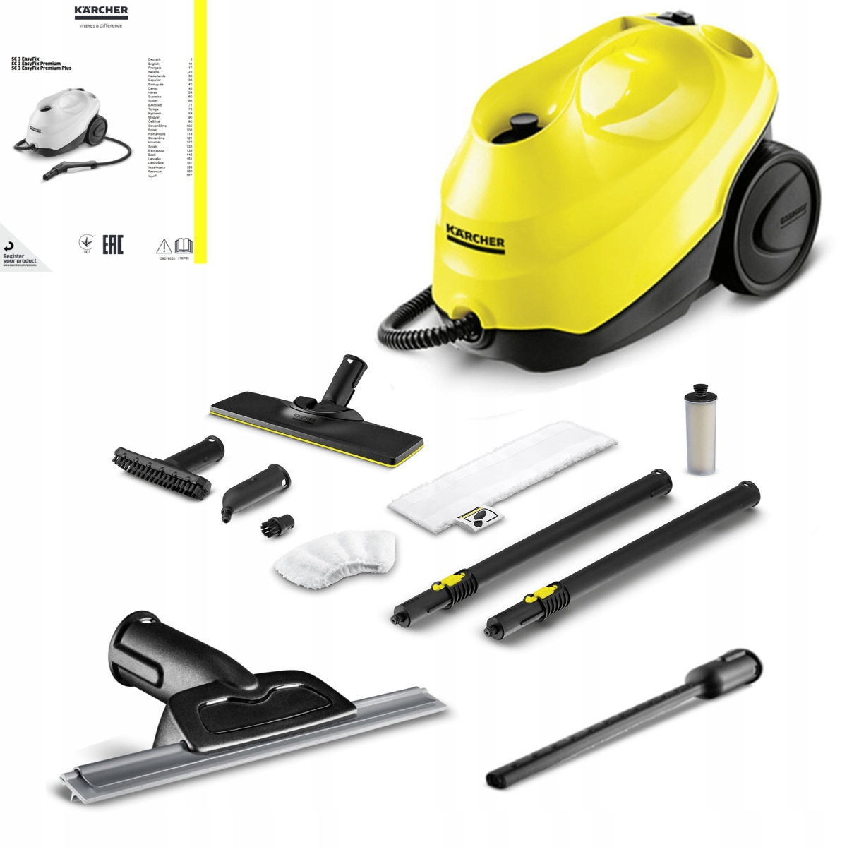 Паровая швабра karcher sc 3