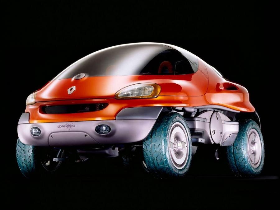 Необычный кроссовер-амфибия Renault Racoon 1993 года