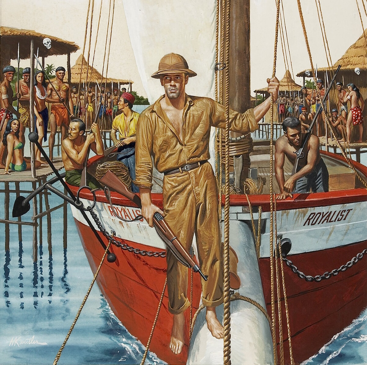 Джеймс Брук, раджа Саравака / © Mort Kunstler 