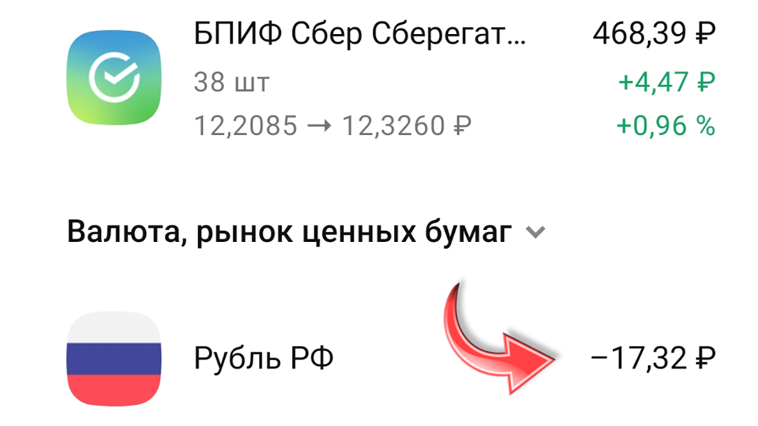 Скрин из приложения Альфа-Инвестиции