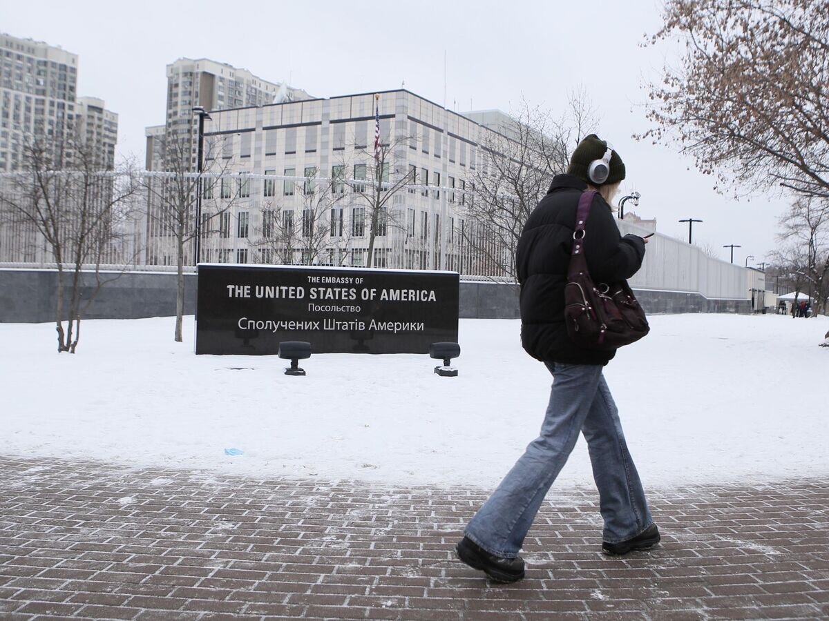    Здание посольства США в Киеве© РИА Новости / Стрингер