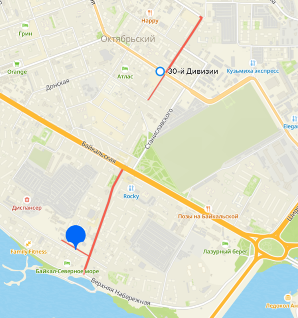 Ул. 30-й Дивизии. 2ГИС