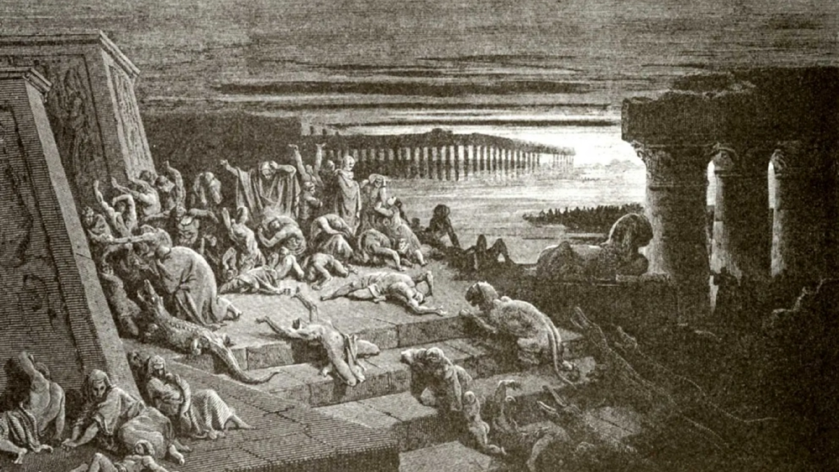 Очень возможно, что описание библейской "Тьмы египетской" связано с событиями 536 года. Иллюстрация к Библии: Поль Гюстав Доре, 1877