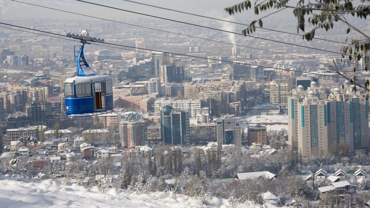 Алма-Ата в январе.