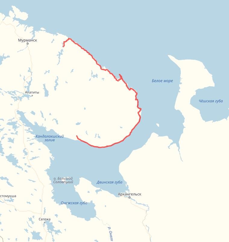 Так выглядит мой фактический трек.