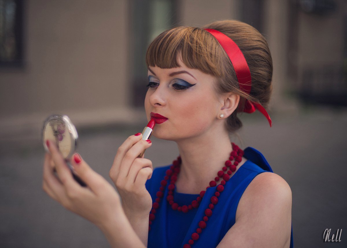 Фото девушка ретро стиль