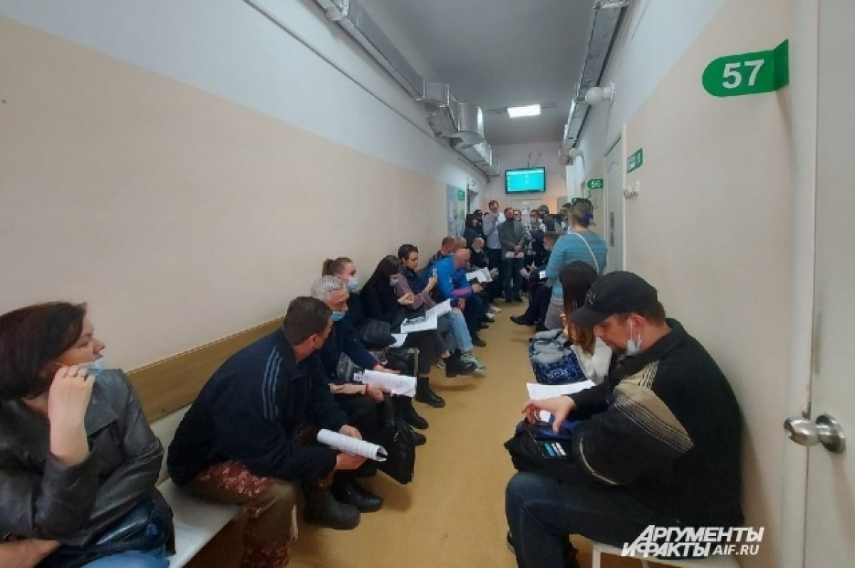    Очередь за свидетельствами о смерти образовалась в Петербурге