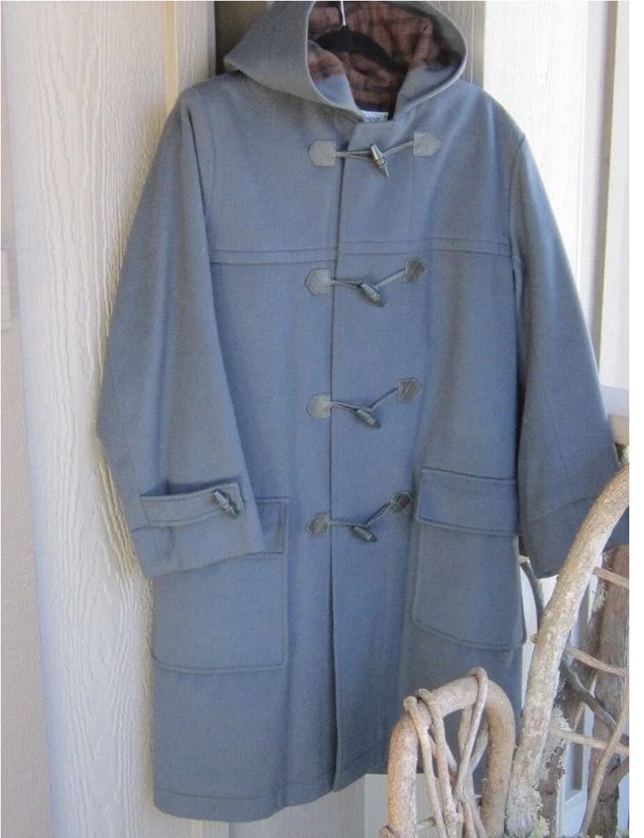 винтажное пальто дафлкот от Yves Saint Laurent