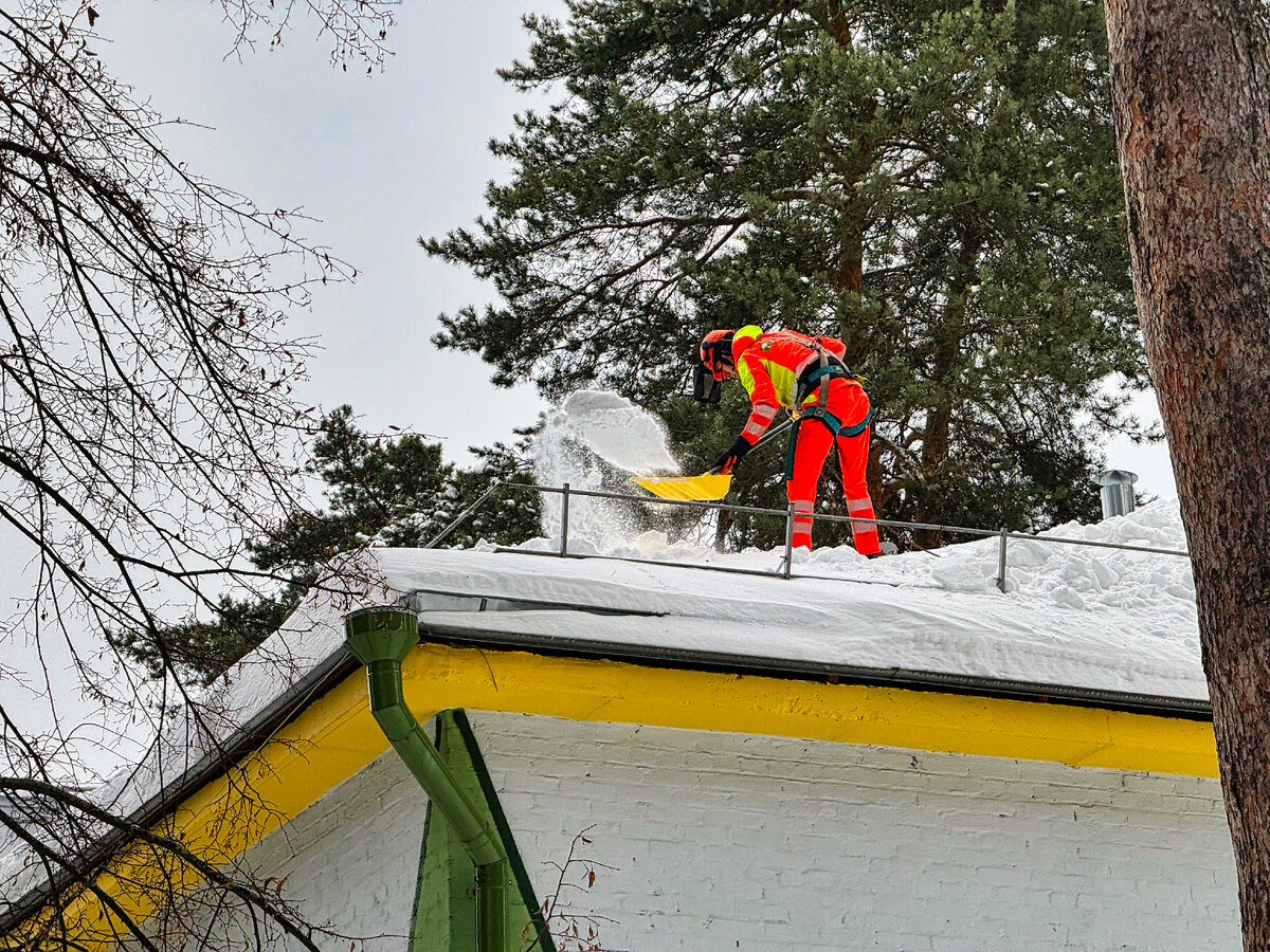 Очистка крыш от снега, наледи и сосулек. | Arboristics.ru | Дзен