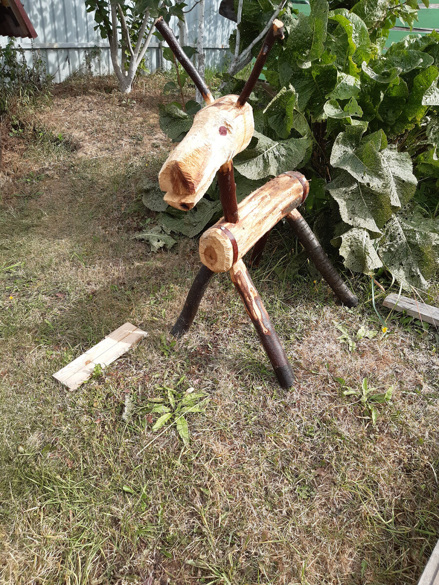 Козел из дерева своими руками