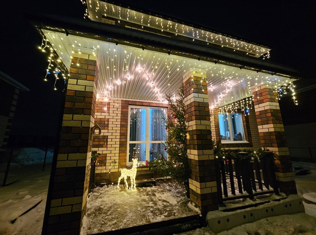 Пожалуй, лучшее воспоминание от этого нового года - наша новогодняя терраса