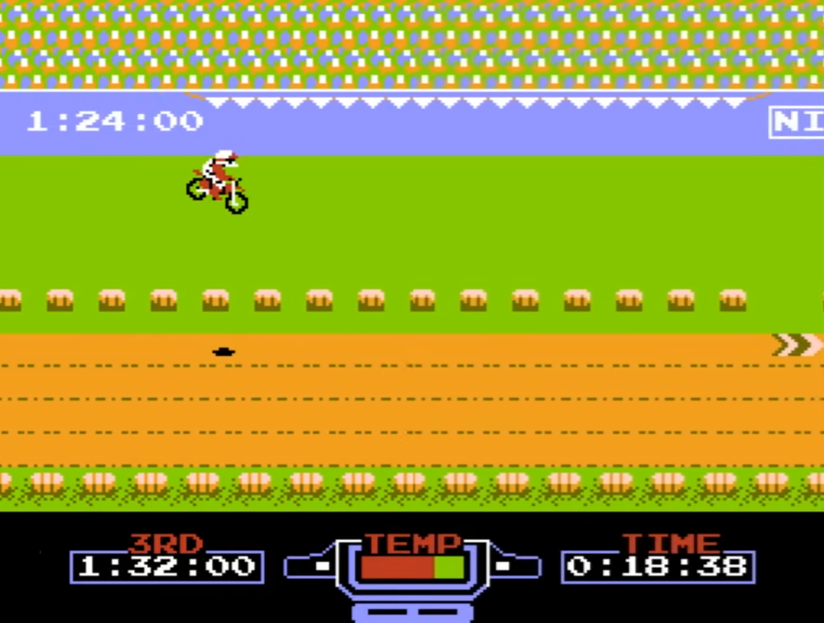 Excitebike на Денди