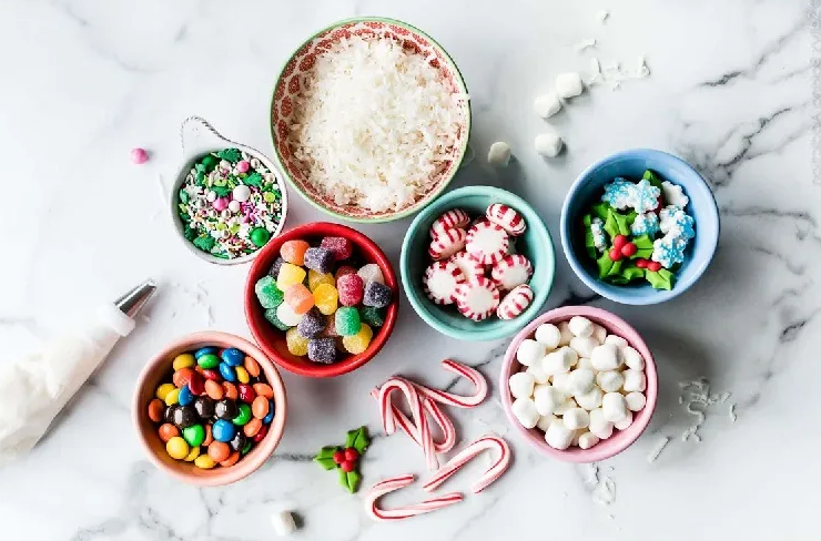 ассорти конфет для украшения пряничного домика