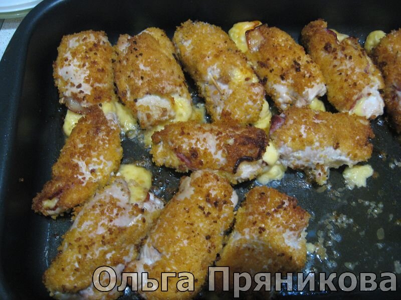 Филе бедра курицы с сыром