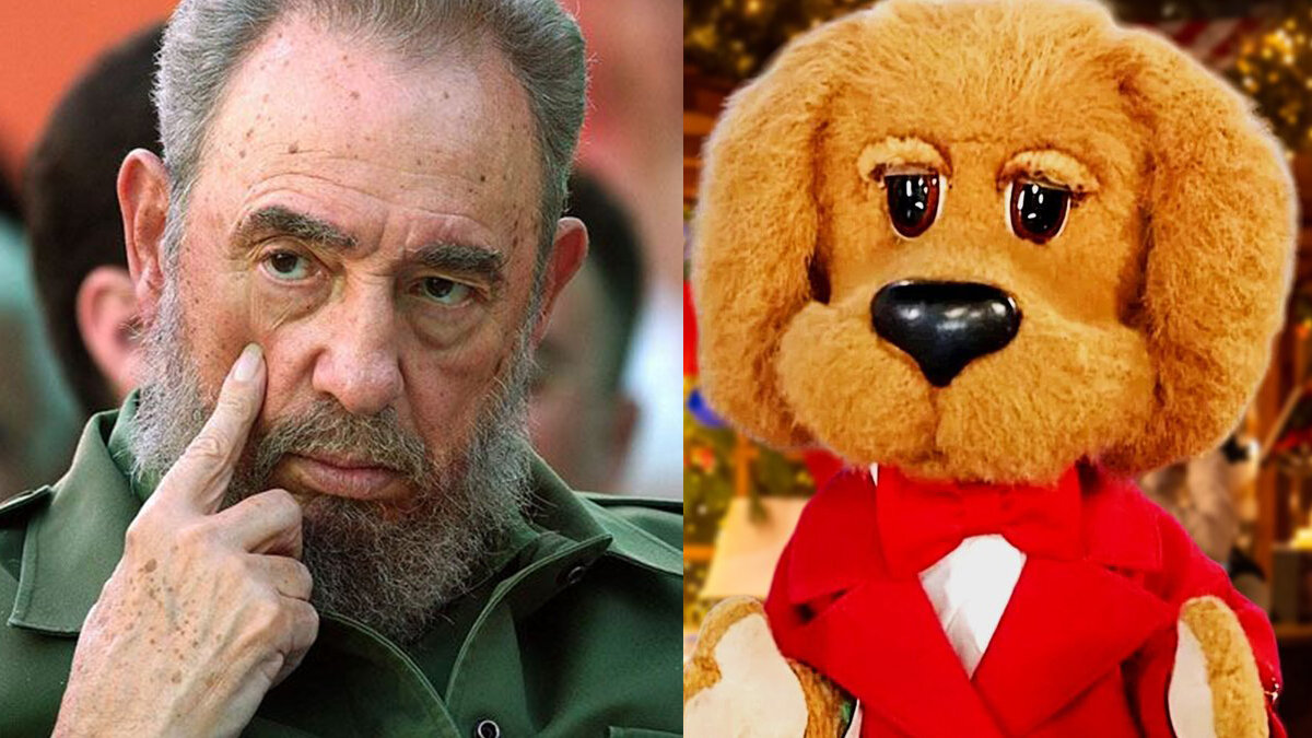 Фидель Кастро и Филя (иллюстрация к статье)