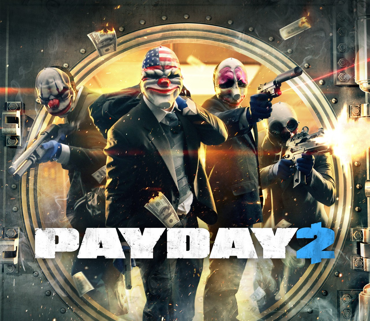 Обложка игры Payday 2 (Автор или правообладатель: Starbreeze Studios и 505 Games)