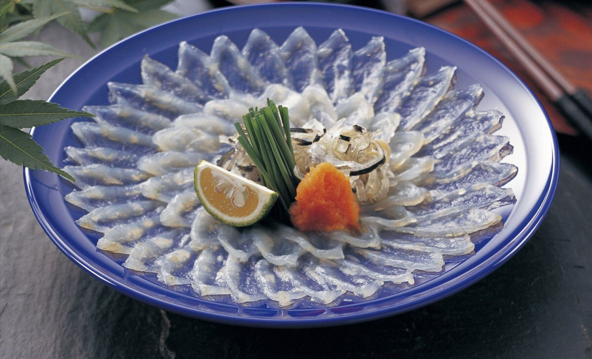 Блюдо фугу - красиво, но опасно