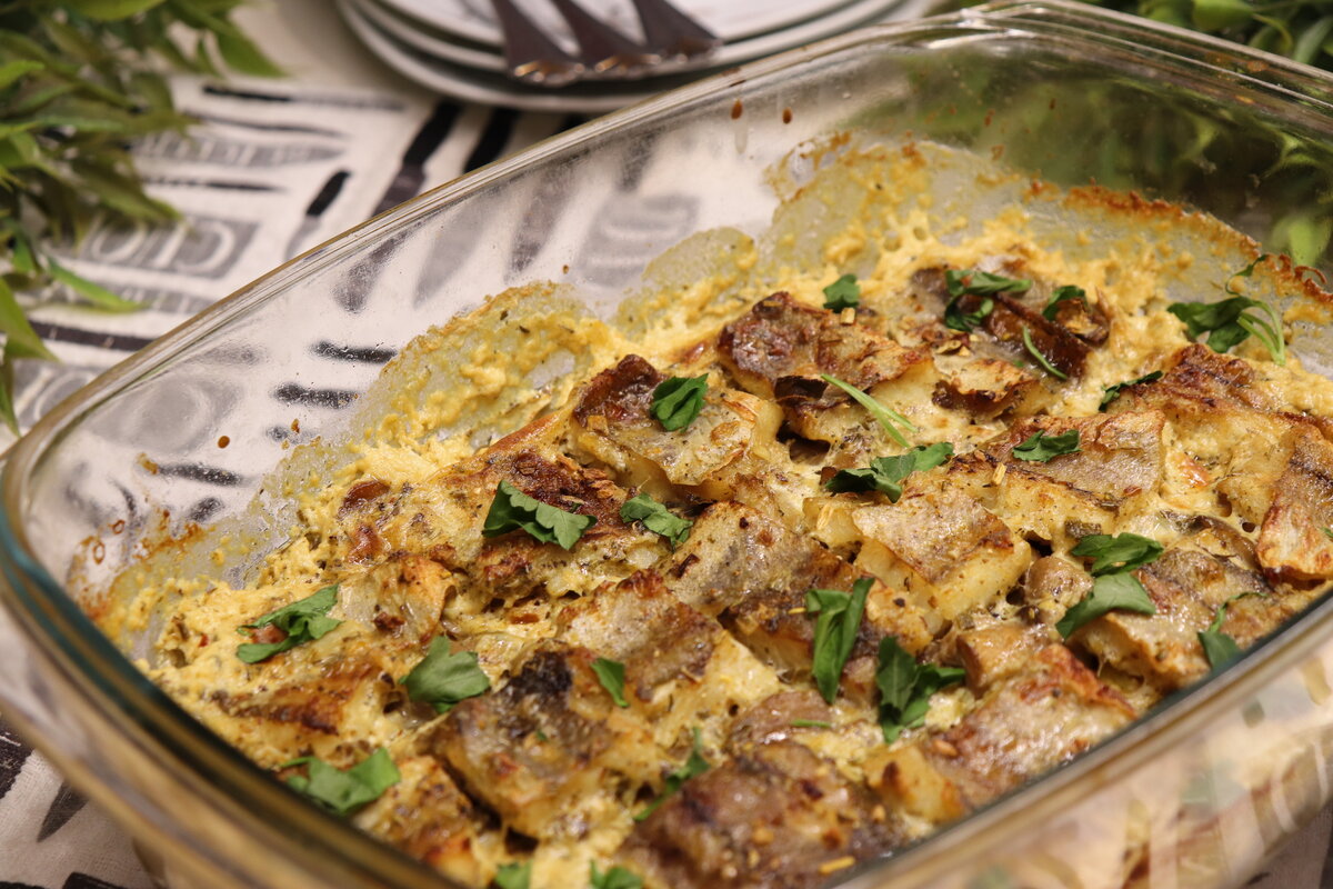 Минтай с овощами