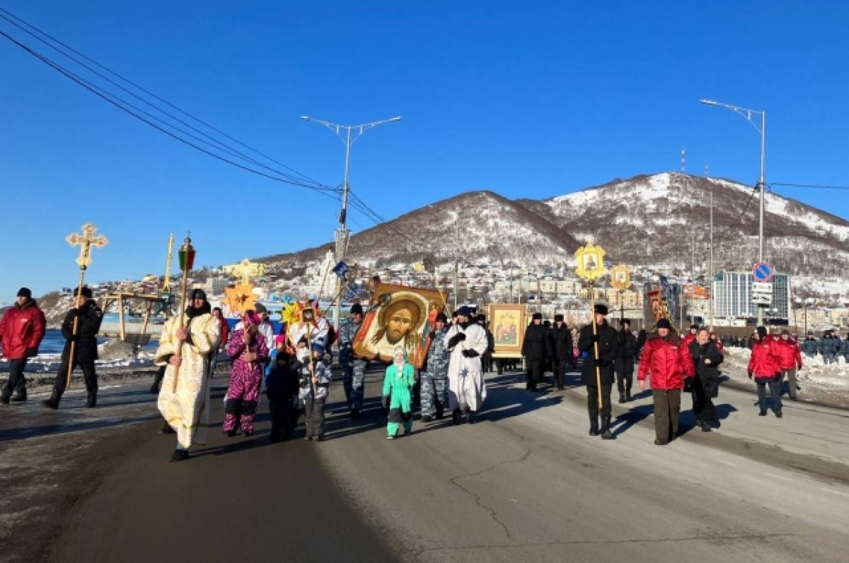    Рождественский Крестный ход прошёл на Камчатке