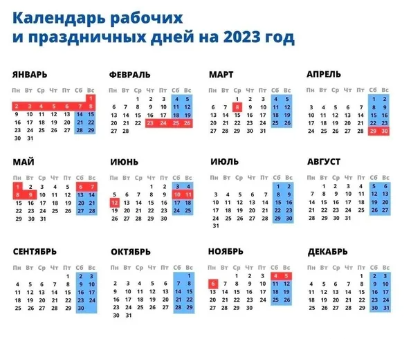 Новогодние дни 2023