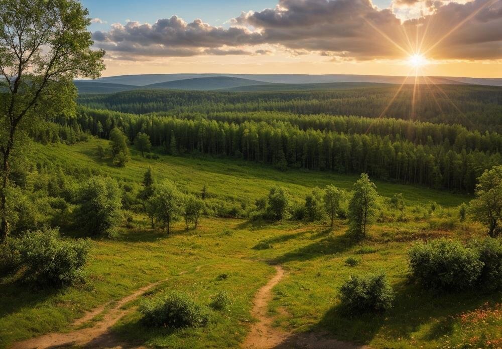 В окружении природы