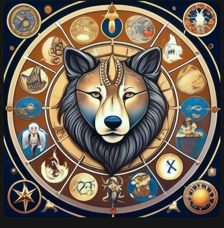 Ещё одно изображение годослова, сделанное в нейросеть. 