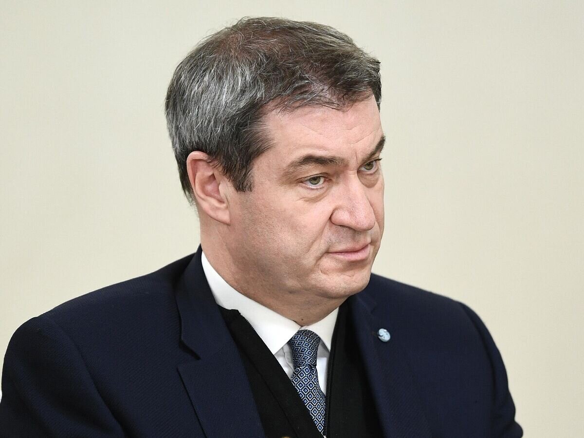    Премьер-министр германской федеральной земли Бавария Маркус Зедер© РИА Новости / Владимир Астапкович