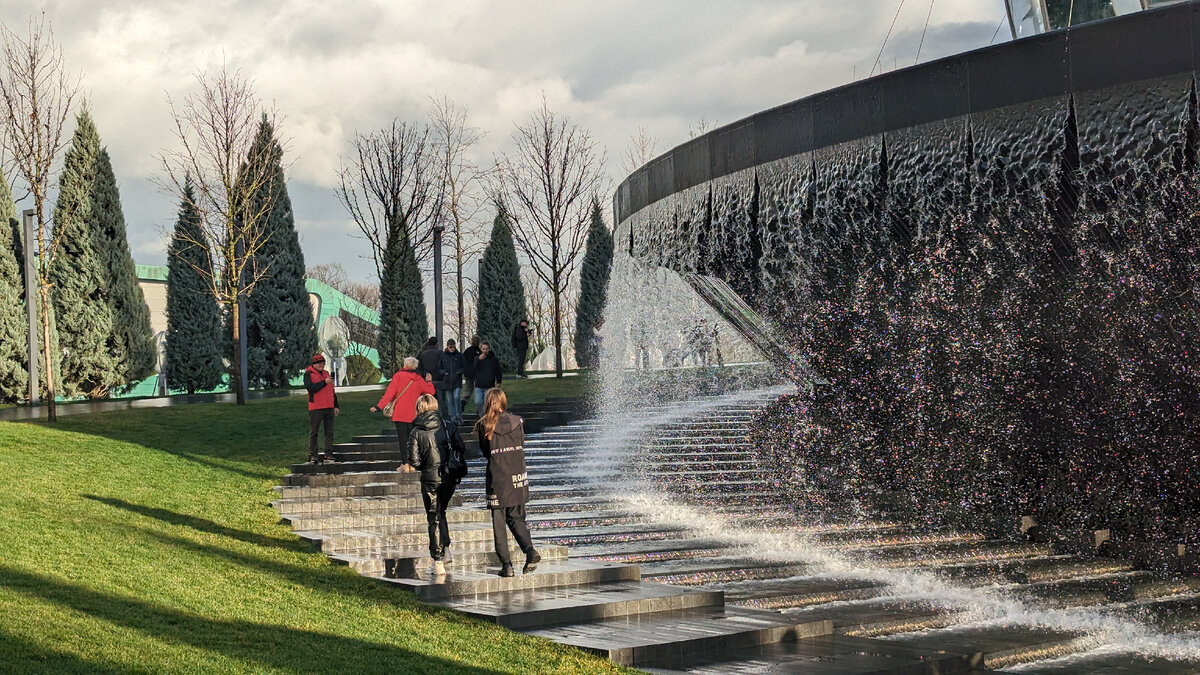 В парке Галицкого сейчас, в январе