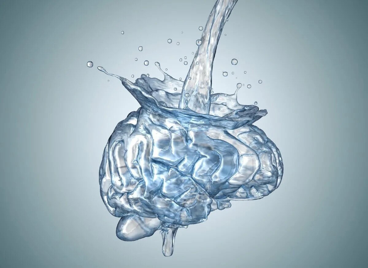Мозг из воды. Вода. Водяной мозг. Фигуры из воды.