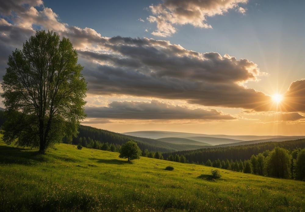 Пейзаж света