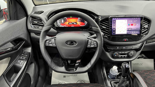 Озон тюнинг салона веста фото Кожаный руль под стиль салону! Lada Vesta, 1,6 л, 2015 года стайлинг DRIVE2