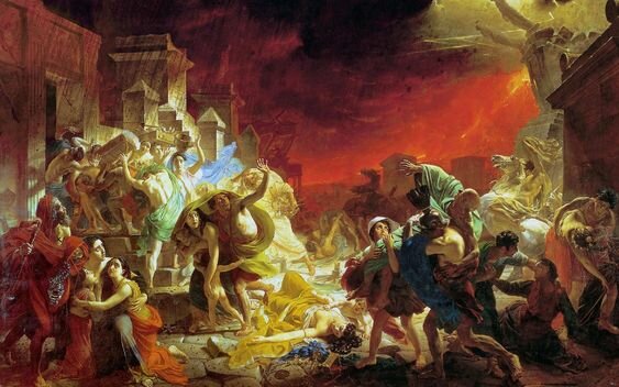 Последний день Помпеи. Знаете куда потом пошли все эти люди? Правильно к местным прорицательницам!