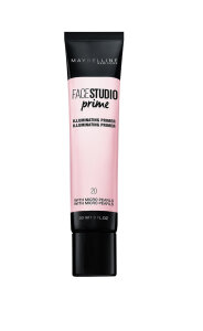 MAYBELLINE NEW YORK ОСНОВА ПОД МАКИЯЖ “FACE STUDIO PRIME", ВЫРАВНИВАЮЩАЯ, ОТТЕНОК 20, ПРОЗРАЧНЫЙ, 30 МЛ