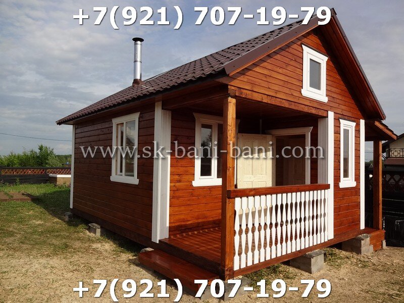 Чем покрыть баню из бруса: советы