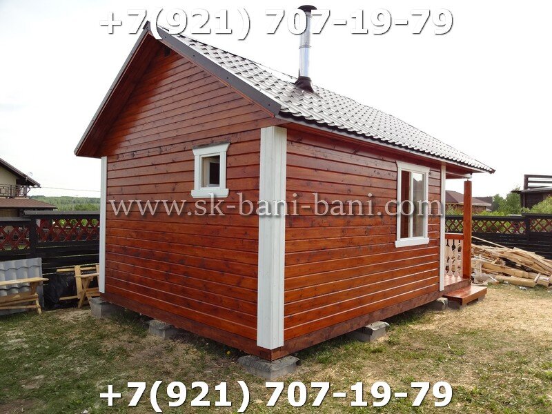 Чем покрыть баню из бруса: советы