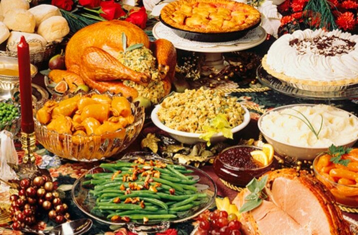 Рождественский стол. Фото взято из открытых источников.