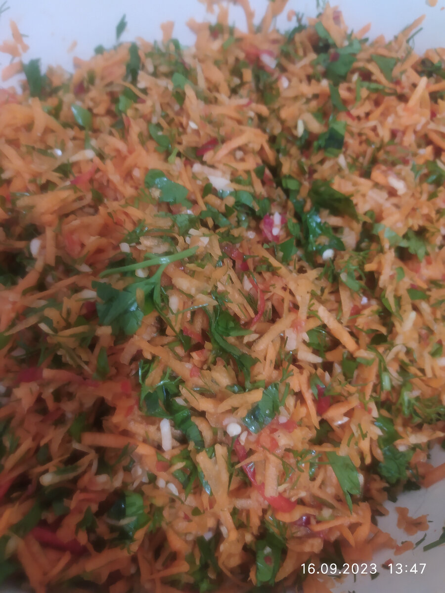 Начинка для зелёных помидор 