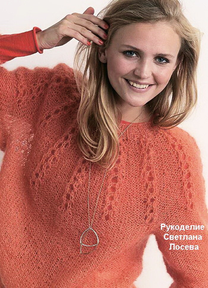 Женские свитера со схемой