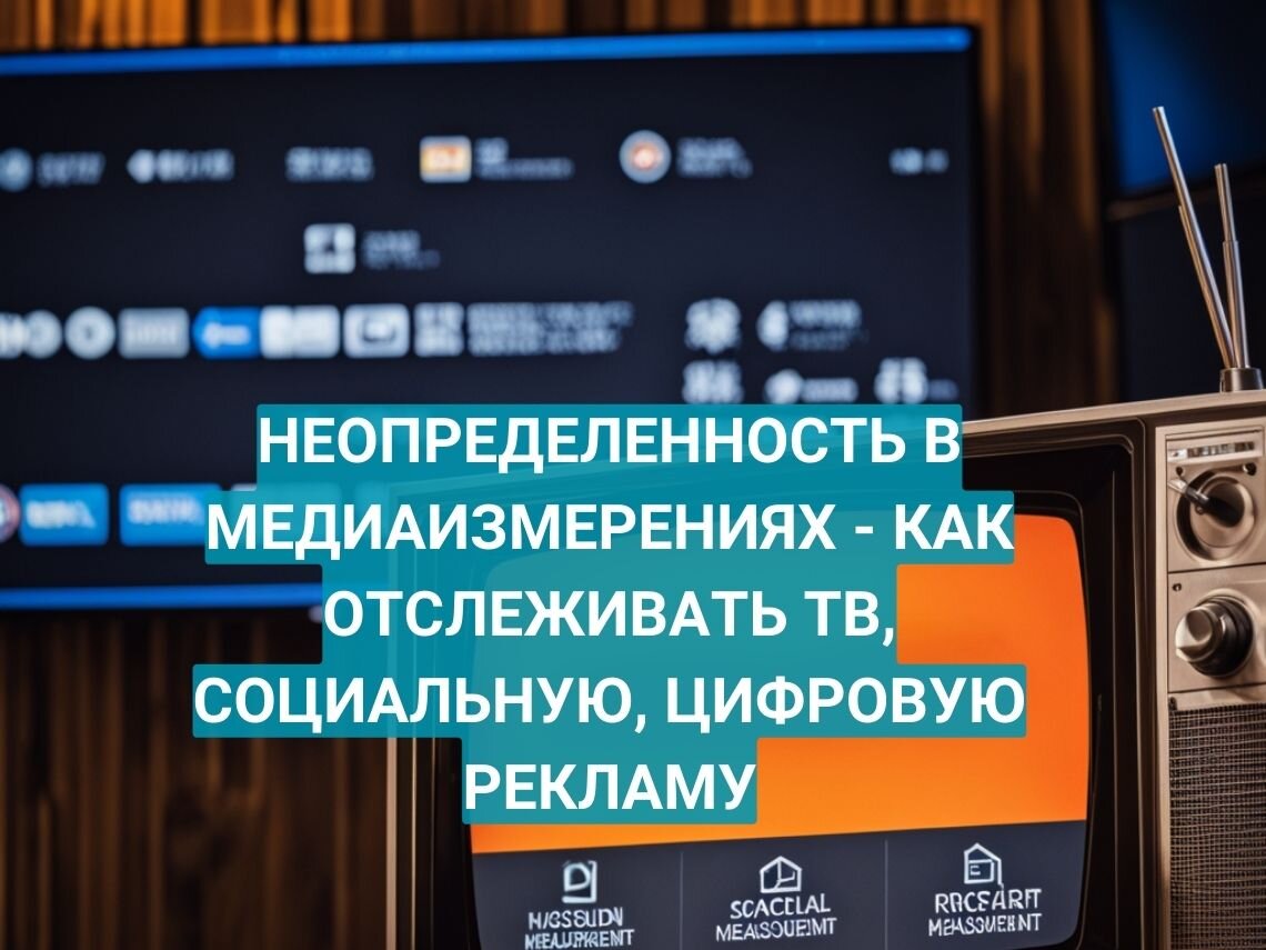 Неопределенность в медиаизмерениях - отслеживание ТВ, социальной и цифровой рекламы