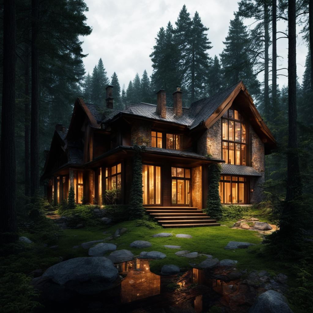 Дом, не только для защиты от негативных проявлений окружающей среды, но и для комфортного проживания и эстетического наслаждения. 