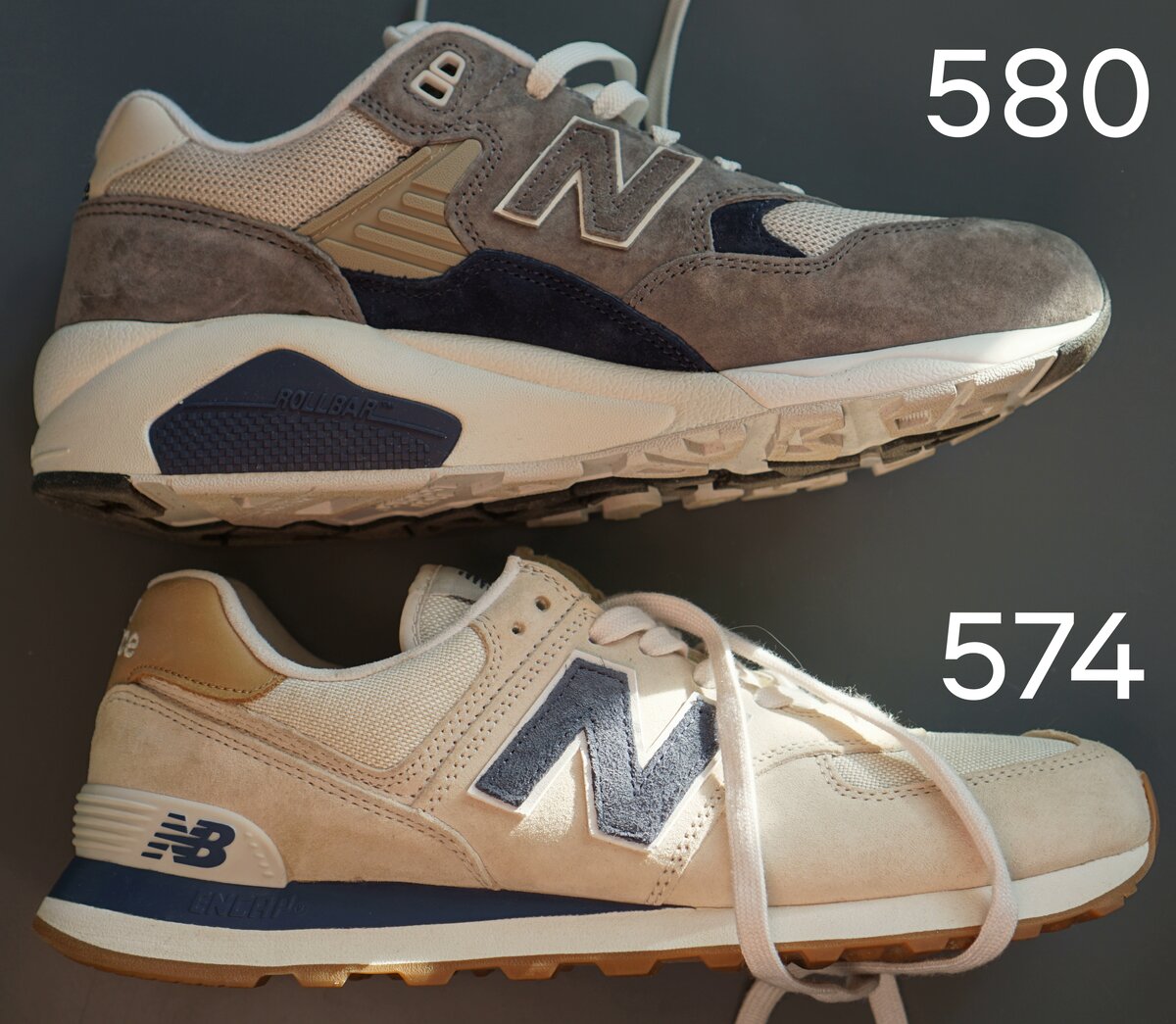 New Balance 580 New Balance 574. Soberger