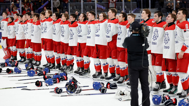    Хоккеисты сборной Чехии. Reuters