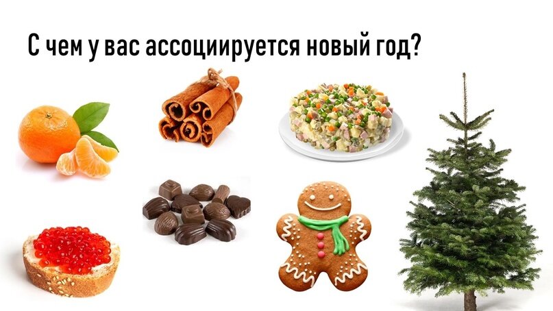 Чем пахнет Новый год? Каждый по-своему ответит на это вопрос. Но наверняка у нас всех есть что-то общее в этом празднике: елка, мандарины, бутерброды с икрой, шампанское.