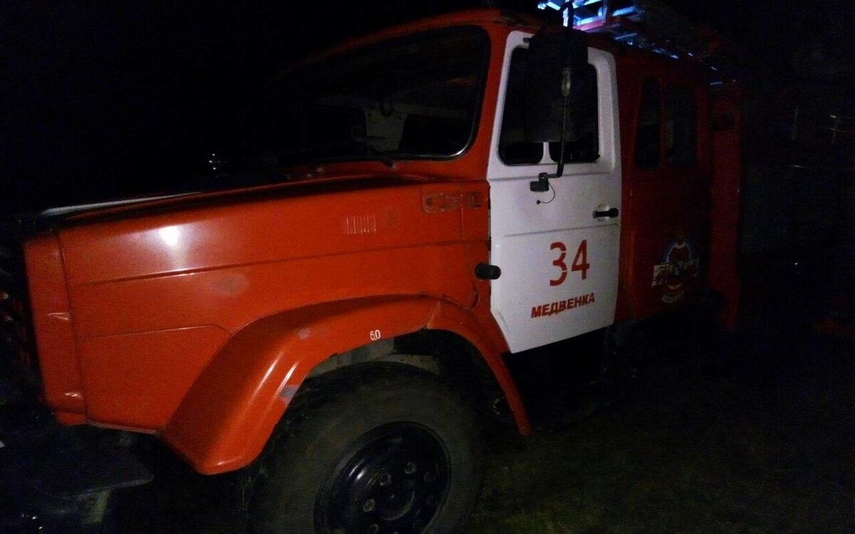    В деревне Благодатное Курской области горел жилой дом